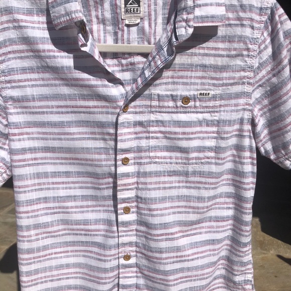 REEF BUTTON DOWN SHIRT MEN’S S - Picture 4 of 6